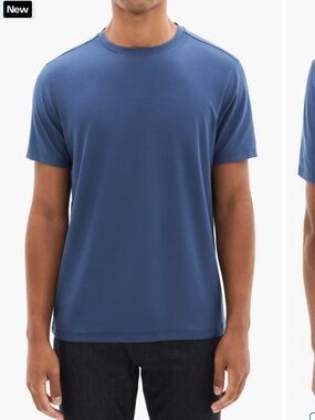 Robert Barakett Men's Short Sleeve Crewneck T-Shirt - Dusty Blue